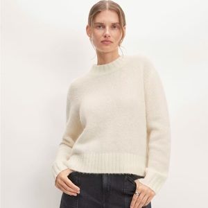 Everlane Alpaca Cropped Crewneck Sweater